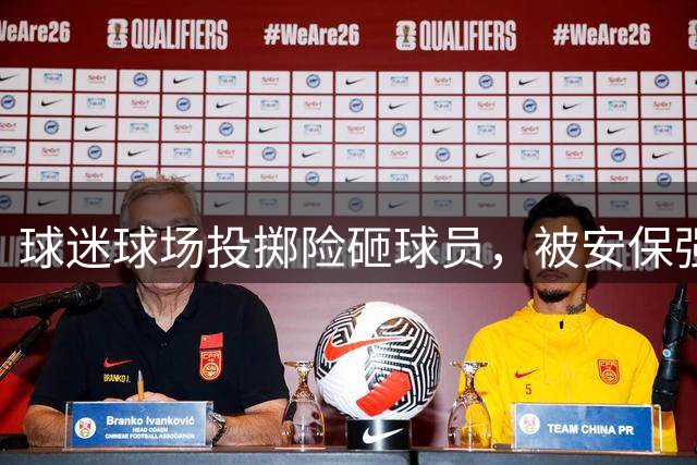 球迷球场投掷险砸球员，被安保强制带离